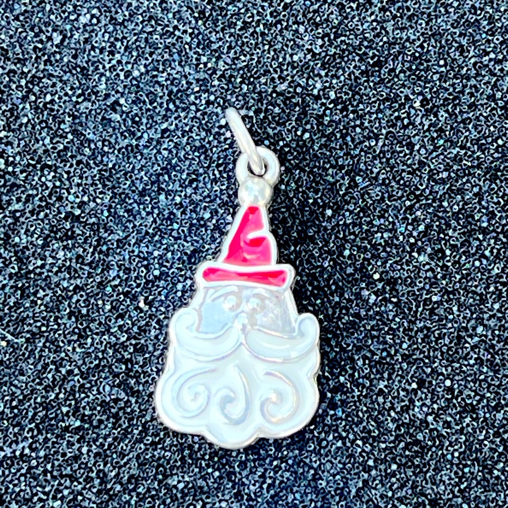 James Avery Enamel Santa Claus Charm Pendant